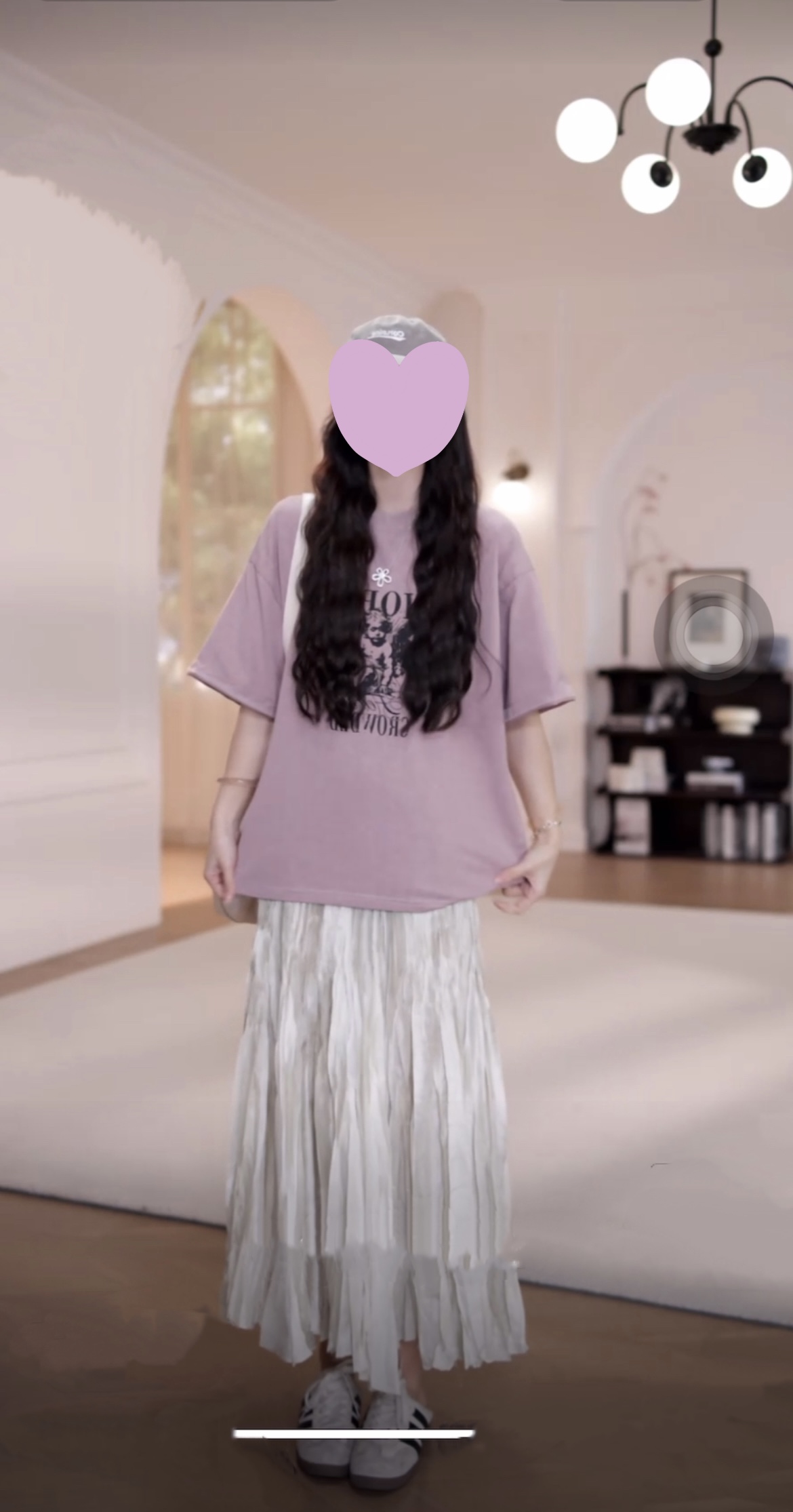 Korean Style Two-Piece T-Shirt and Skirt Set